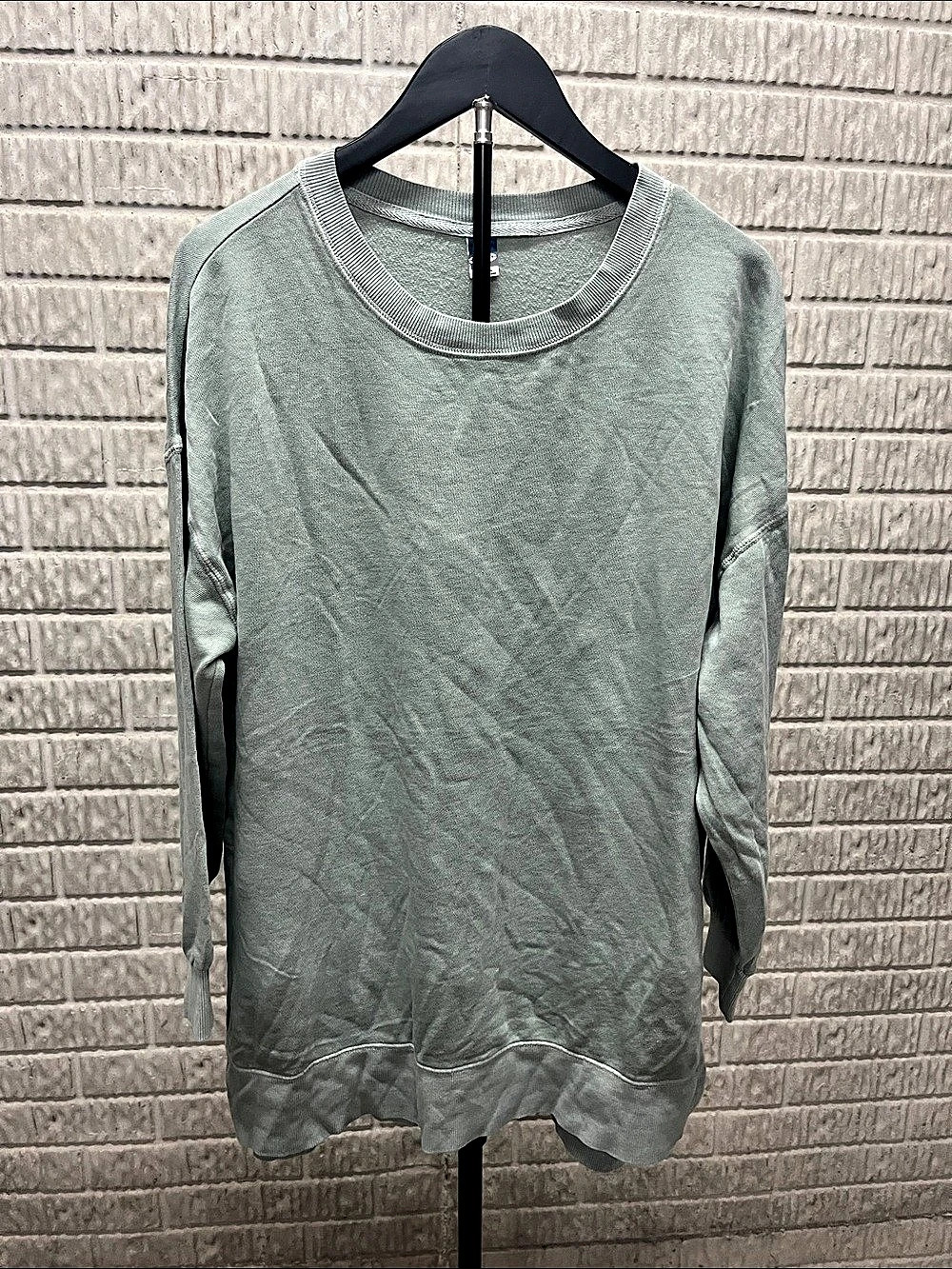 Old Navy SoComfy Oversized Tunic Sweatshirt Green Large